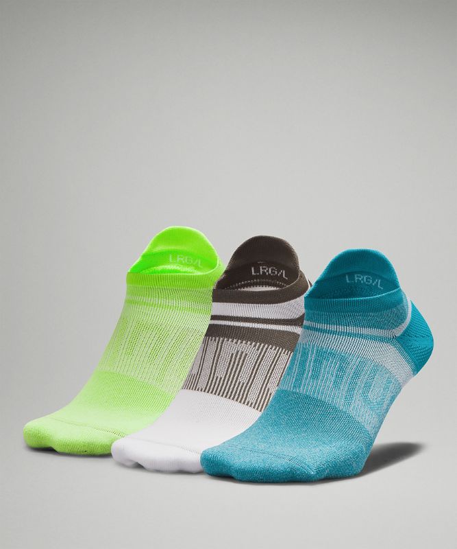 Men's Power Stride Tab Sock *3 Pack Multi-Colour