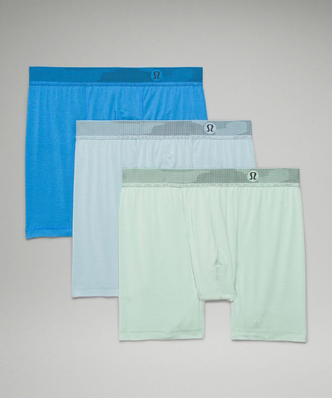 Always In Motion Mesh Boxer 5" 3 Pack