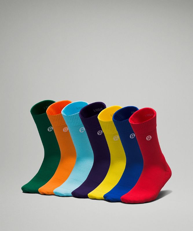 Men's Daily Stride Comfort Crew Socks *7 Pack