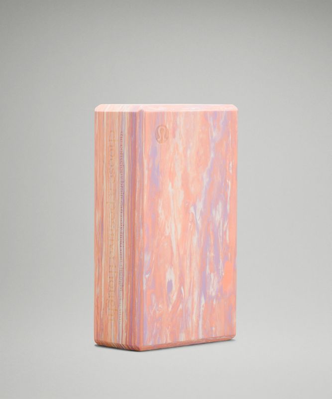 Lift and Lengthen Yoga Block *Marbled