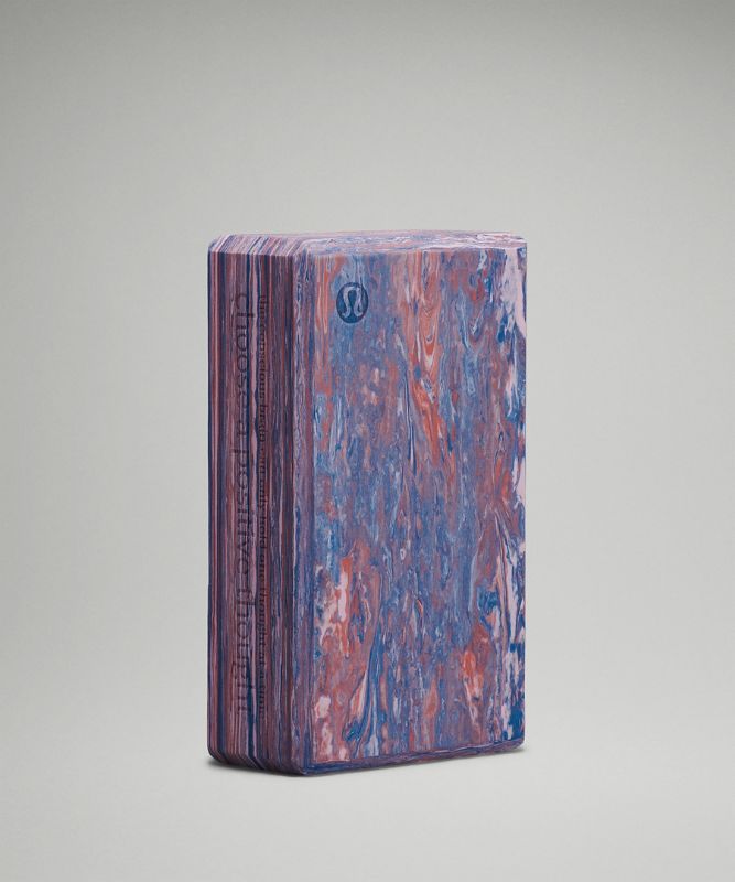 Lift and Lengthen Yoga Block *Marbled