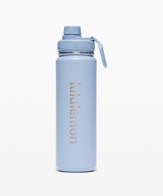 Cerulean Blue : Lululemon H2Om BPA-Free Glass Water Bottle with Lid, 22 oz  : : Home & Kitchen