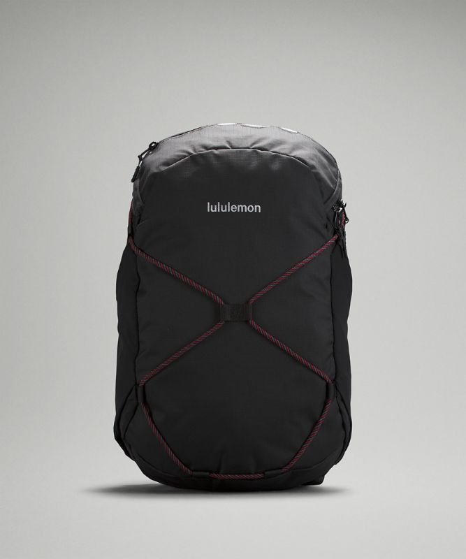 Ripstop Paracord Backpack | Black/Lulu Red | luludrops