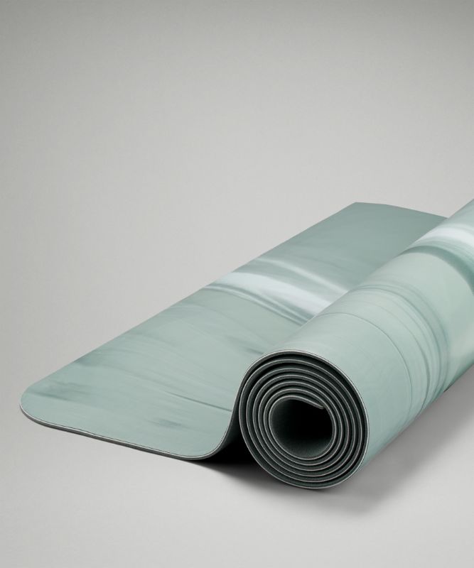 The Reversible Mat 5mm *Marble  Tidewater Teal/White/Springtime