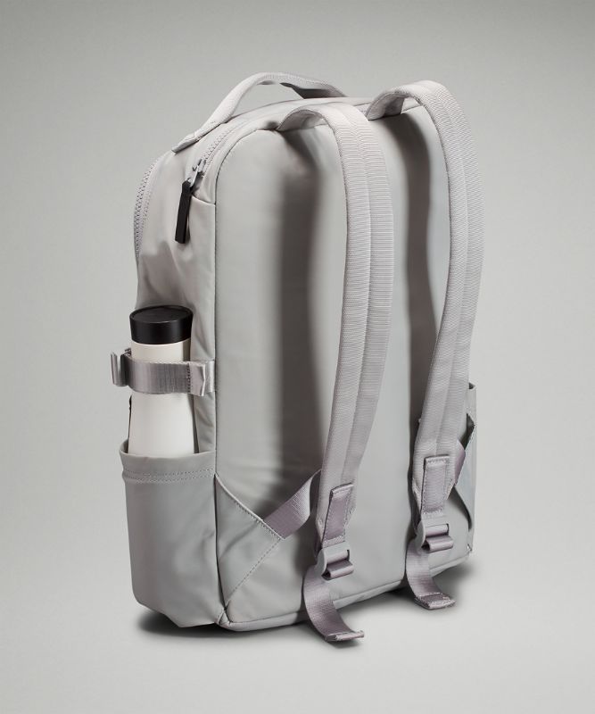 Lululemon New Parent Backpack 17l - Asphalt Grey/silver Drop