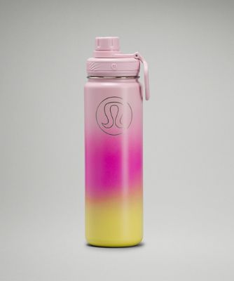 Lululemon Purist Cycling Water Bottle - Faint Floral - lulu fanatics