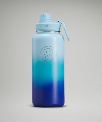 Lululemon H2Om Waterbottle - Cerulean Blue - lulu fanatics