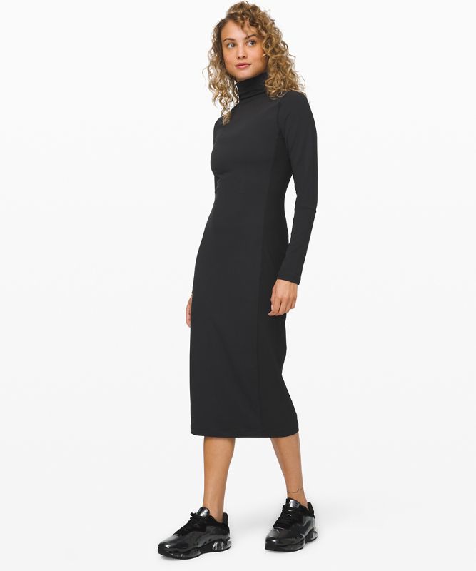 It's Rulu Mock Neck Dress