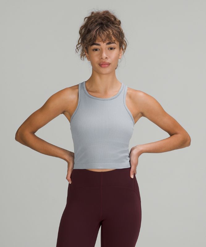 Ebb to Street Cropped Racerback Tank Top