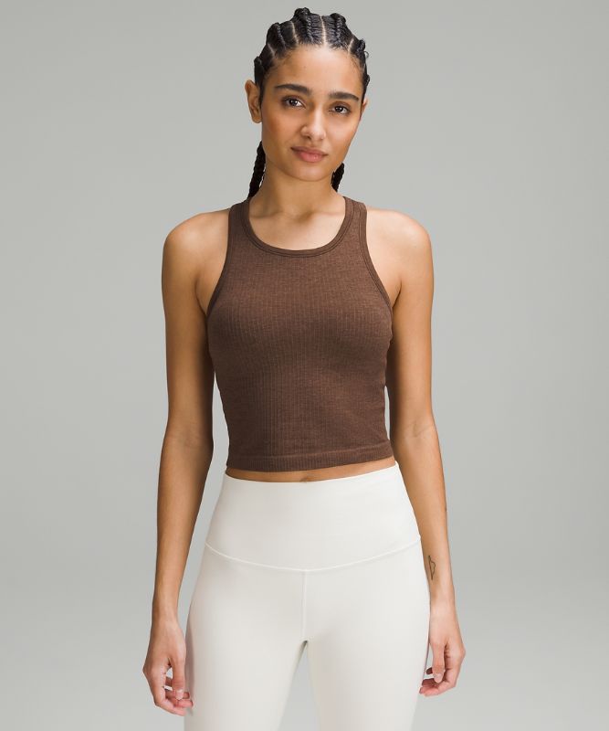 Ebb to Street Cropped Racerback Tank Top