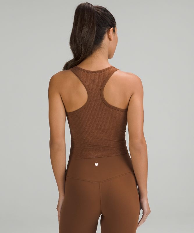 Ebb to Street Cropped Racerback Tank Top
