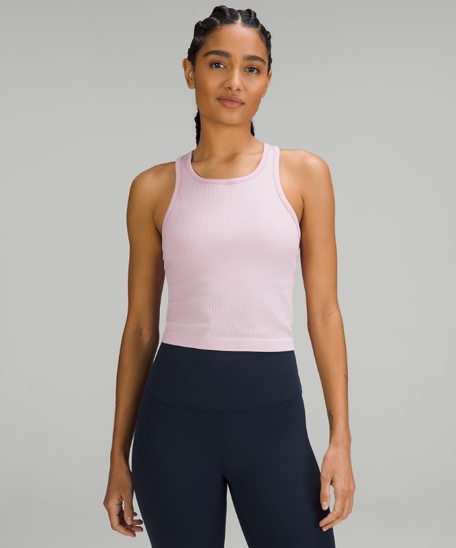Ebb to Street Cropped Racerback Tank Top