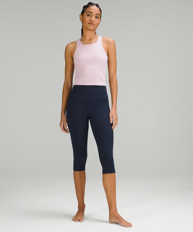Ebb to Street Cropped Racerback Tank Top