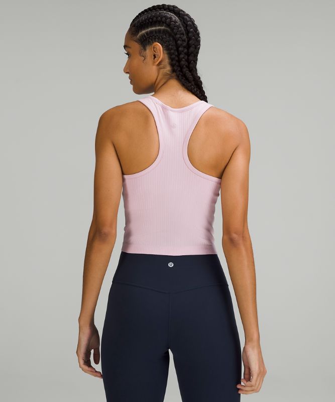 Ebb to Street Cropped Racerback Tank Top