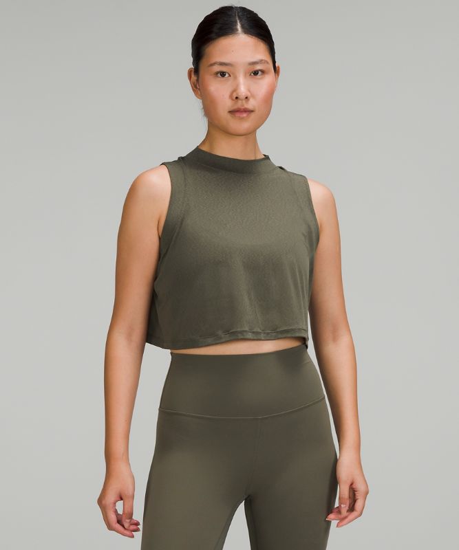 Flow Y 2-in-1 Cropped Tank Top