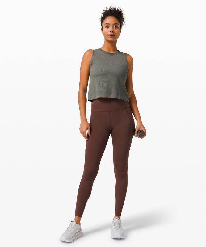 Swiftly Breathe Relaxed-Fit Crop Tank Top