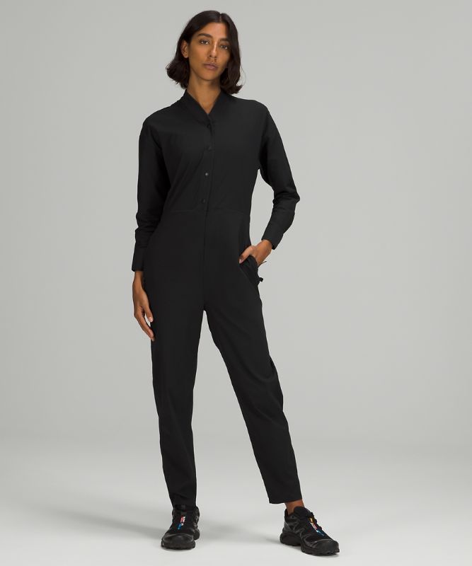 lululemon lab Woven Long Sleeve Jumpsuit