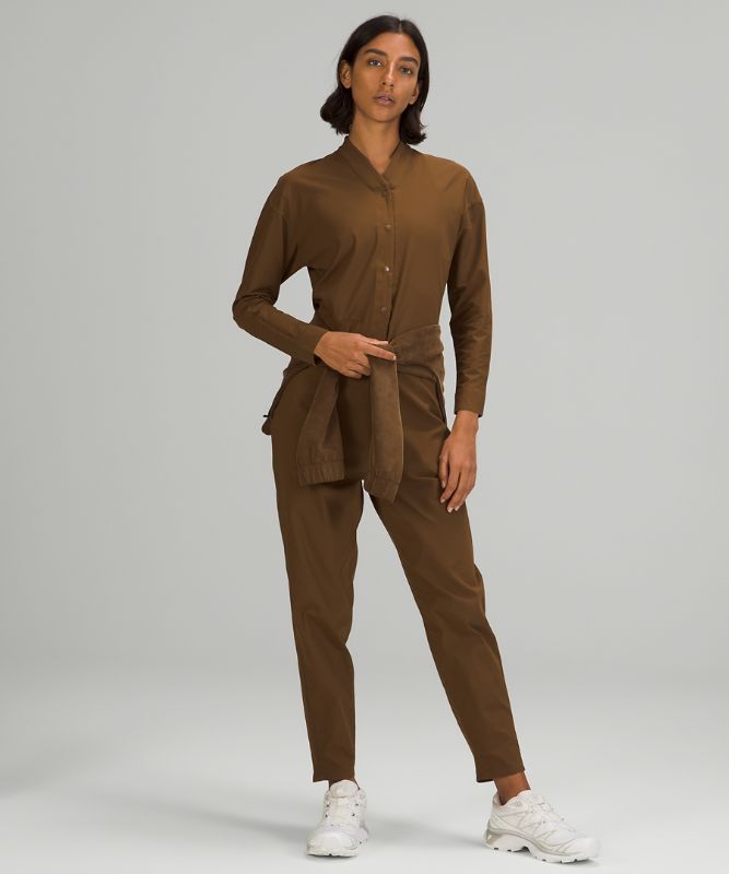 lululemon lab Woven Long Sleeve Jumpsuit