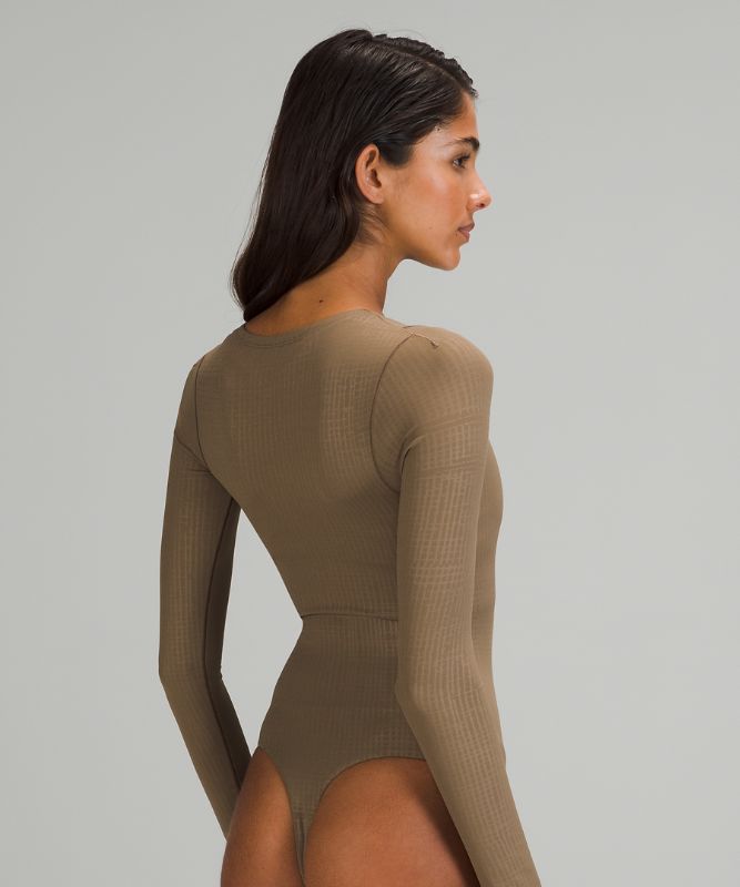 lululemon lab Asymmetrical Long Sleeve Bodysuit