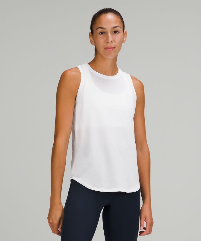 High Neck Running and Training Tank Top