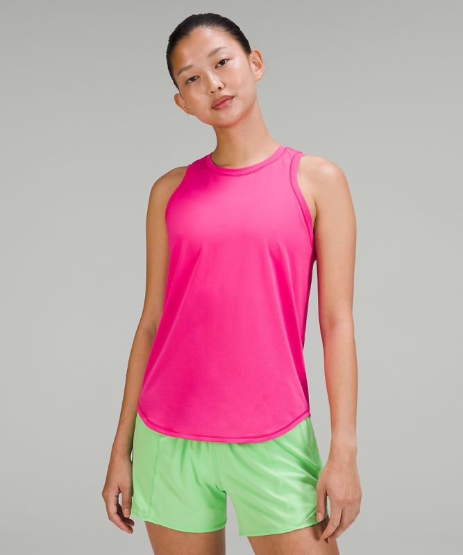 High-Neck Running and Training Tank Top