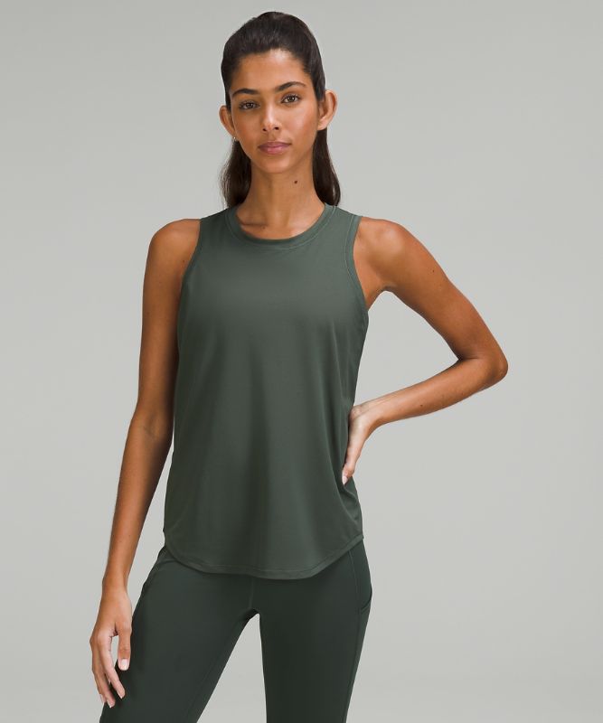 High-Neck Running and Training Tank Top Online Only