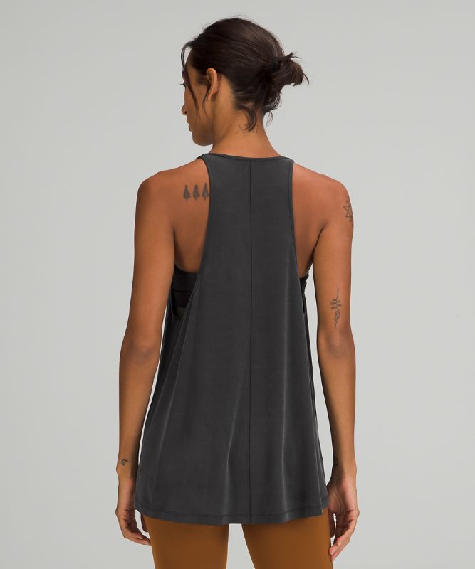 High Neck Racerback Tank Top