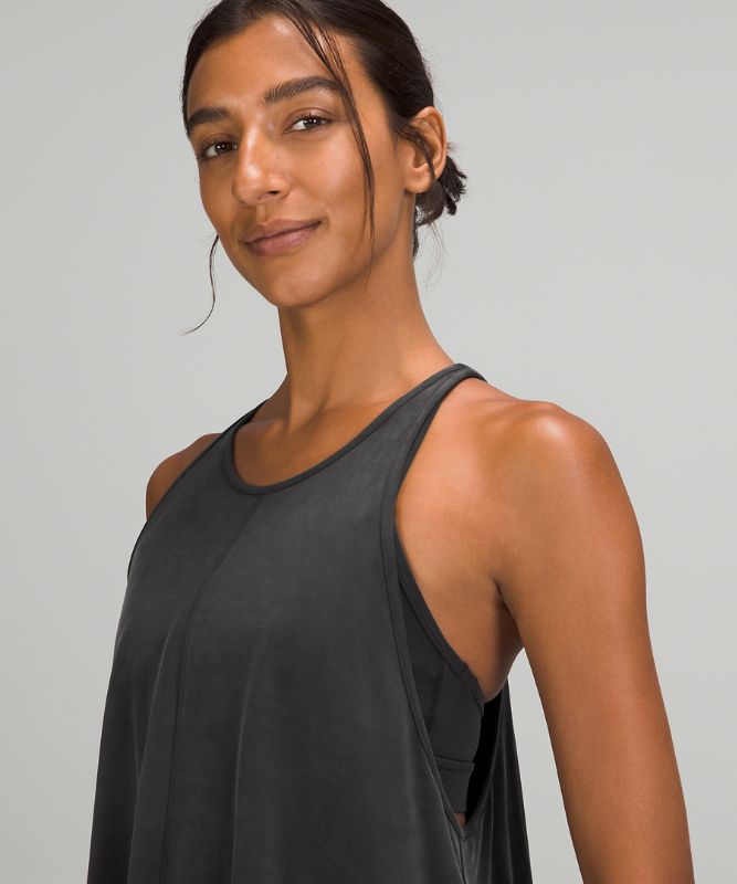 High Neck Racerback Tank Top