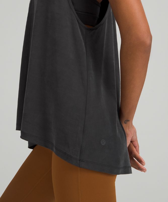 High Neck Racerback Tank Top