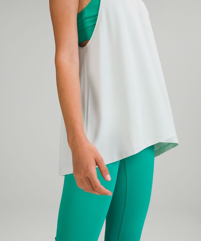 High Neck Racerback Tank Top