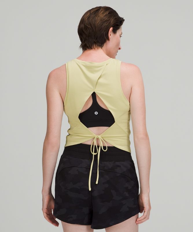 Open Tie-Back Tank Top