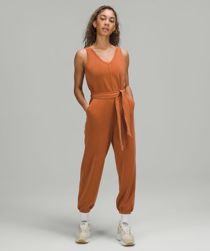 Ease of it All V-Neck Jumpsuit *Softstreme