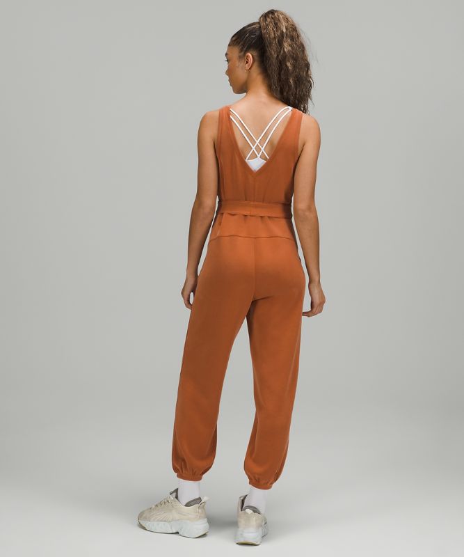 Ease of it All V-Neck Jumpsuit *Softstreme