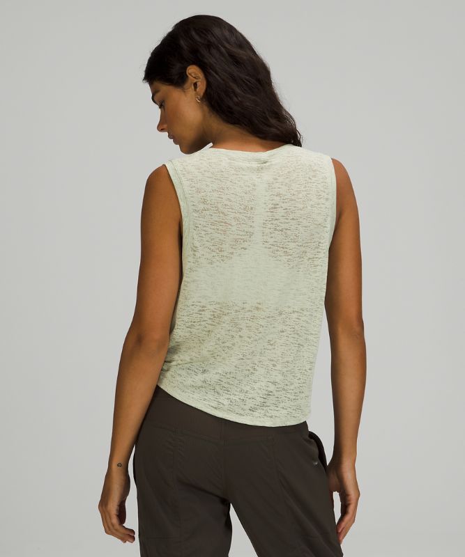 Relaxed Tie Front Tank