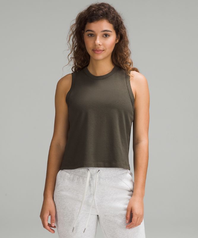 Classic-Fit Cotton-Blend Tank Top