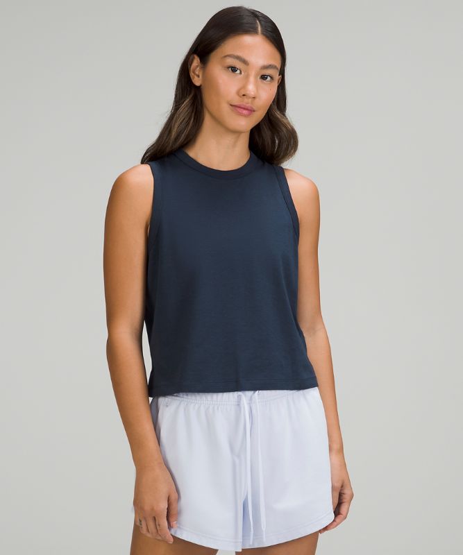 Classic-Fit Cotton-Blend Tank Top