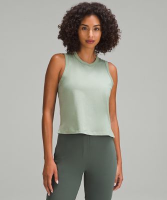 Swiftly Breathe Relaxed-Fit Crop Tank Top