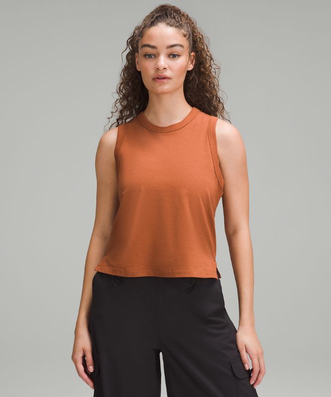 Classic-Fit Cotton-Blend Tank Top