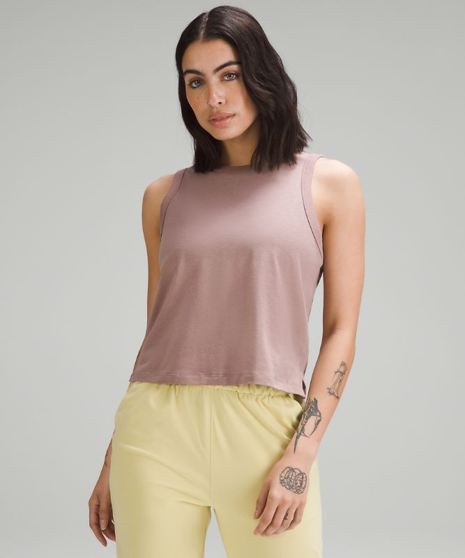 Classic-Fit Cotton-Blend Tank Top