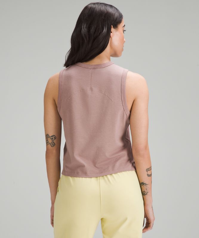 Classic-Fit Cotton-Blend Tank Top