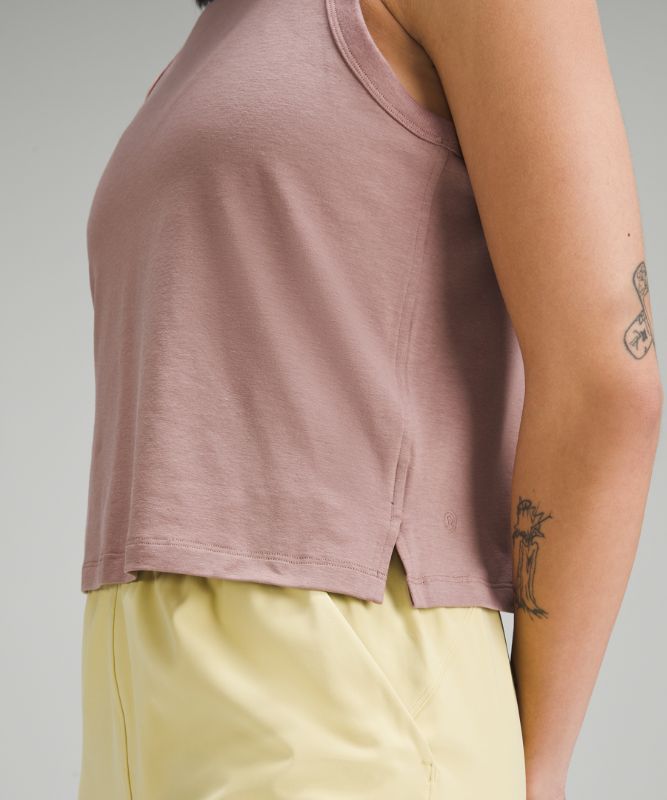 Classic-Fit Cotton-Blend Tank Top