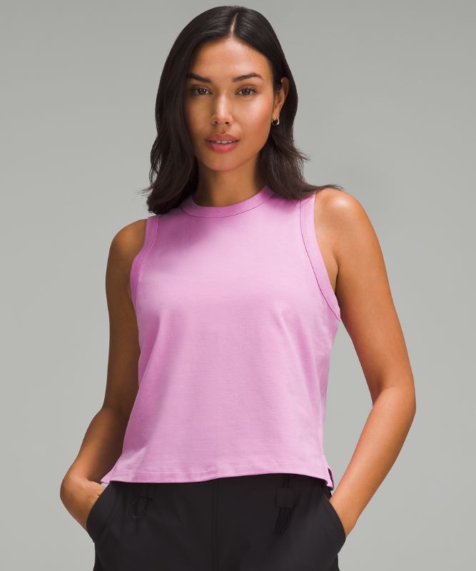 Classic-Fit Cotton-Blend Tank Top