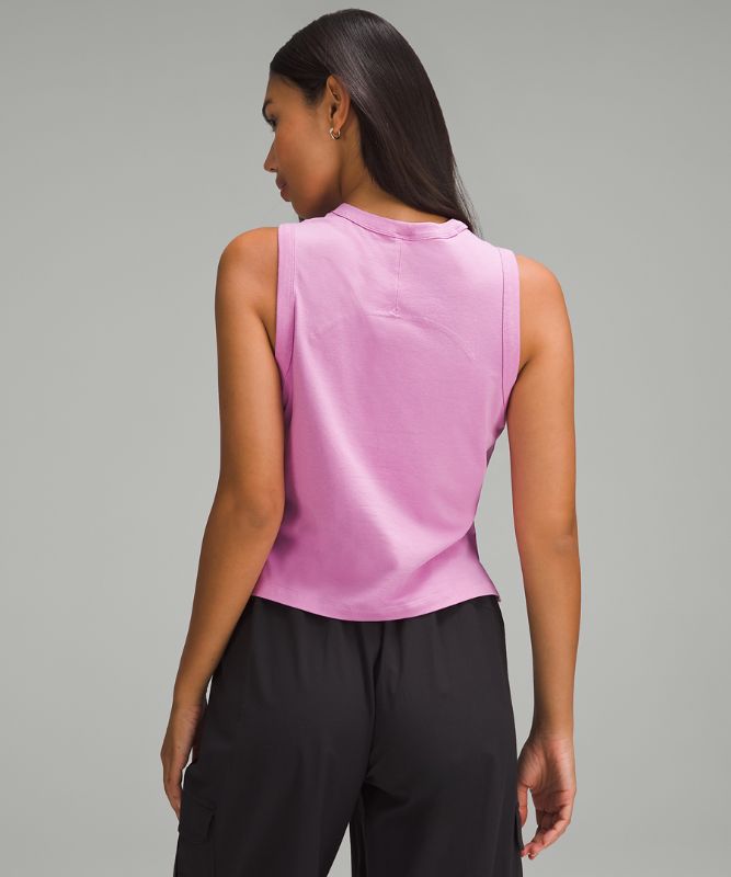 Classic-Fit Cotton-Blend Tank Top