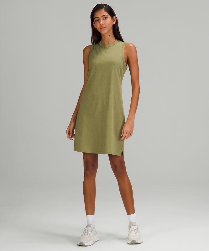 Classic-Fit Cotton-Blend Dress