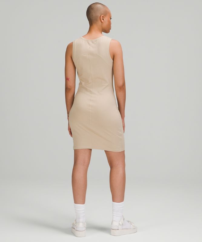 LA Tight To Body Ruched Dress