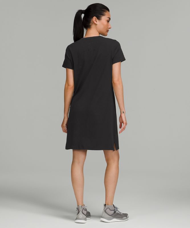 Classic-Fit Cotton-Blend T-Shirt Dress