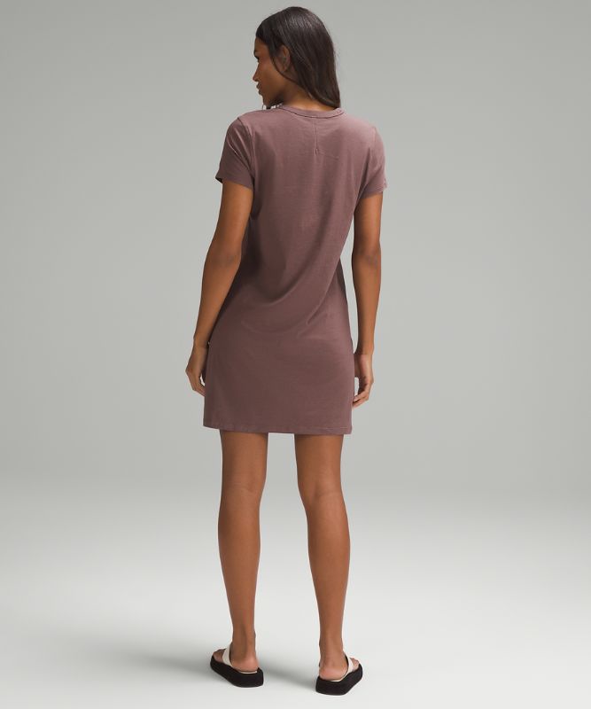 Classic-Fit Cotton-Blend T-Shirt Dress