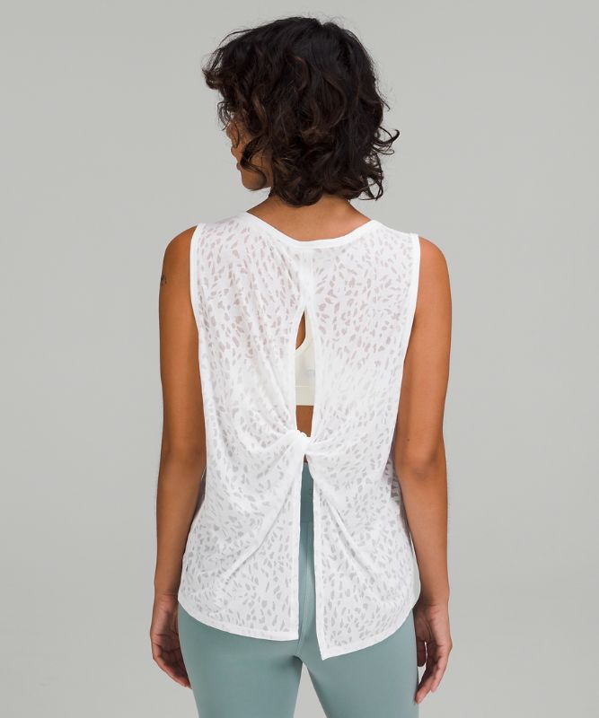 Lightweight Open Back Yoga Tank Top