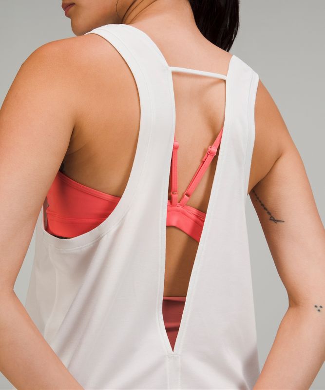 2-in-1 Cut-Out Yoga Tank Top