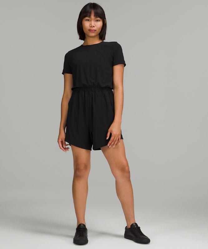 Lightweight High-Neck Romper